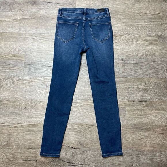 Nicole Miller Jeans Womens Size 4 SOHO High Rise Ankle Skinny Medium Wash - Picture 5 of 9